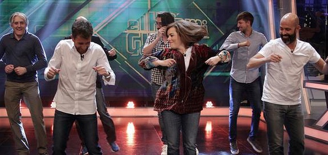 El baile de Soraya Sáenz de Santamaría