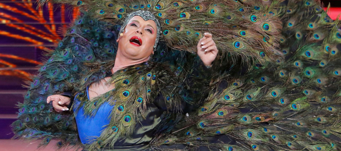 Falete imitó a María Jiménez durante la tercera gala de 'Tu cara me suena'