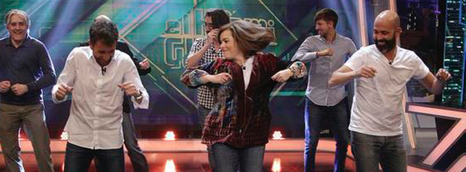 Así fue el baile de Soraya Sáenz de Santamaría en &#39;El hormiguero&#39;