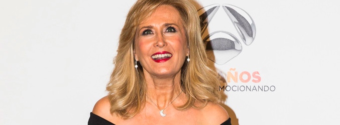 Nieves Herrero durante la gala del 25 aniversario de Antena 3
