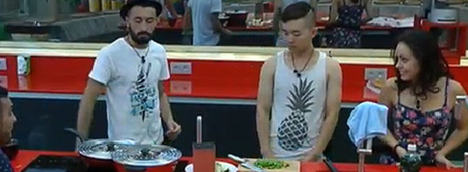 Las tareas de la casa han enfrentado a Han y Aritz por primera vez