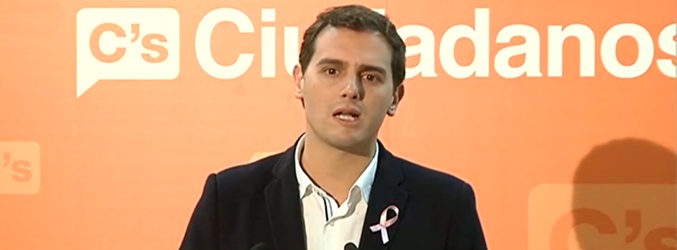 Albert Rivera, líder de Ciudadanos