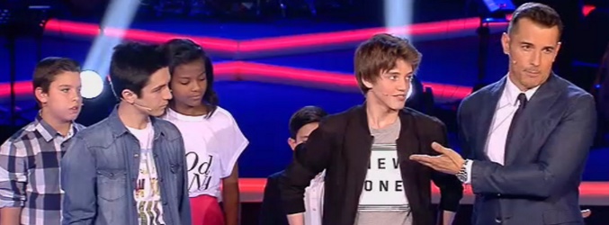 David Bisbal convierte a Javier y a Roger finalistas de su equipo en &#39;La Voz Kids 2&#39;
