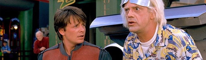 Martin McFly y Doc en el 2015