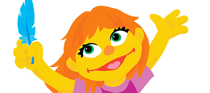 Julia, el nuevo personaje con autismo en 'Barrio Sésamo'