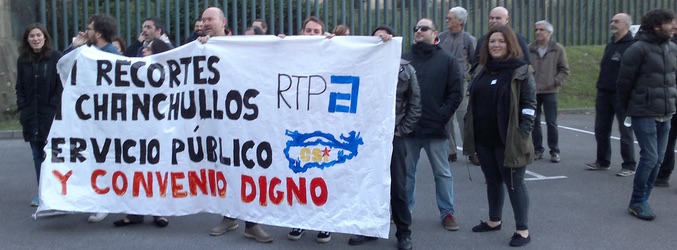 Protesta de los trabajadores de RTPA