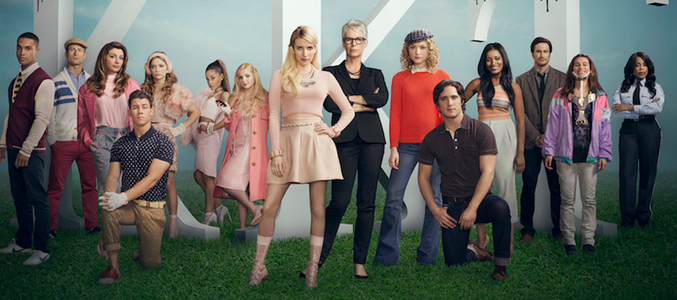 El equipo de actores al completo de 'Scream Queens'