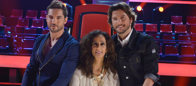 David Bisbal, Rosario Flores y Manuel Carrasco en 'la Voz Kids'
