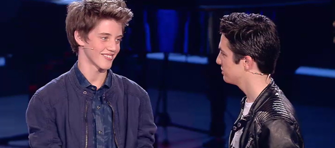 Roger y Javi, en la final