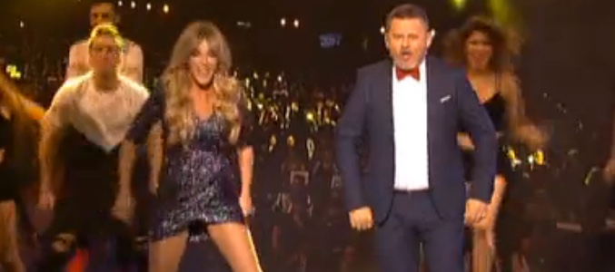 Anna Simón y Miki Nadal, en los &#39;Neox Fan Awards 2015&#39;