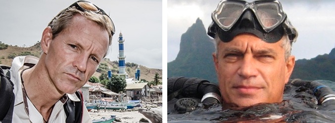 Paul Hilton y Louie Psihoyos, director del documental