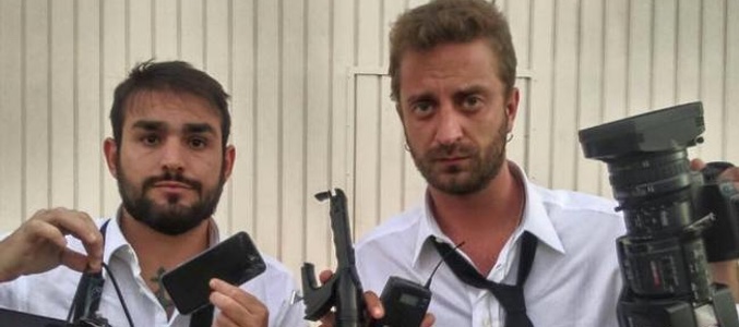 Periodistas italianos