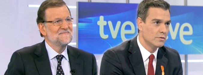 Mariano Rajoy y Pedro Sánchez en sus anteriores entrevistas con Ana Blanco