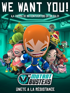 Cartel promocional de 'Mutant busters'