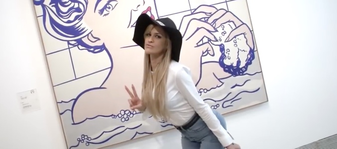 Ylenia en el museo Thyssen