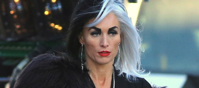 Victoria Smurfit caracterizada de Cruella de Vil