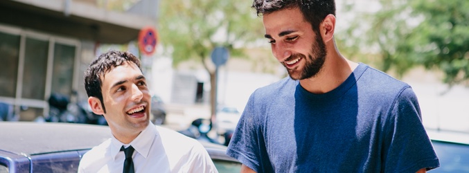 Antonio Díaz con el jugador de baloncesto Ricky Rubio