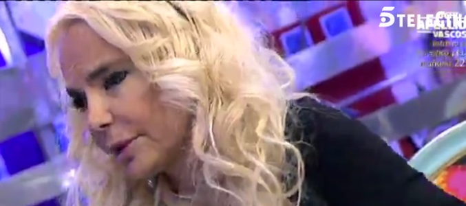 Leticia Sabater en el plató de 'Sálvame diario'