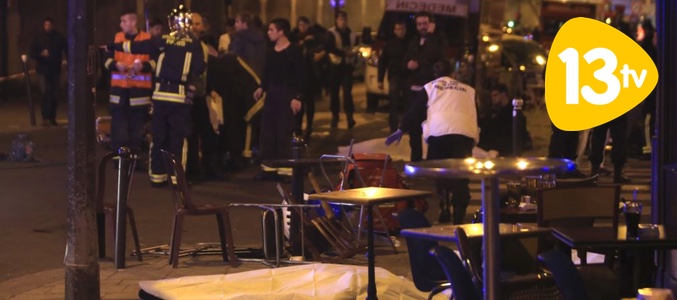 Imagen de París la noche del atentado