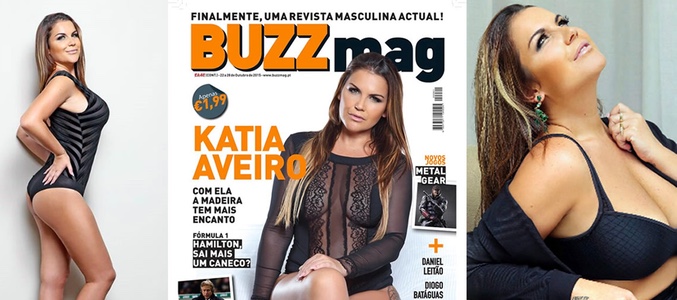 Katia Aveiro posa ligera de ropa en una revista portugesa