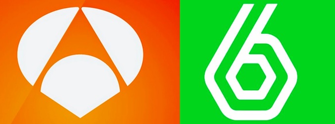 Logotipos de Antena y laSexta