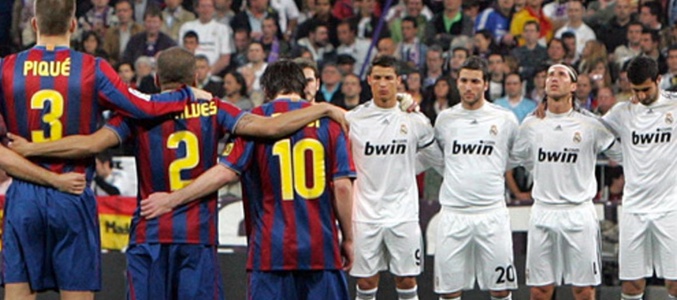 Fútbol Club Barcelona y Real Madrid