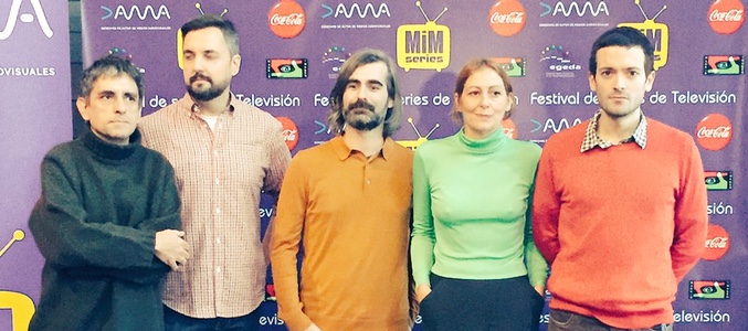Jordi Costa, Álex Mendíbil, Aaron Rux, Lorena Iglesias y Julián Genisson en el MIM Series 2015