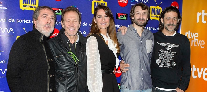 Javier Olivares, Juan Gea, Mar Saura, Julián Villagrán y Nacho Fresneda en el MIM Series 2015