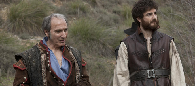 Eusebio Poncela y Gorka Otxoa en 'Águila Roja'