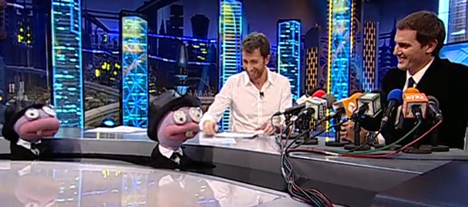 Albert Rivera entrevistado por Trancas y Barrancas en 'El hormiguero'
