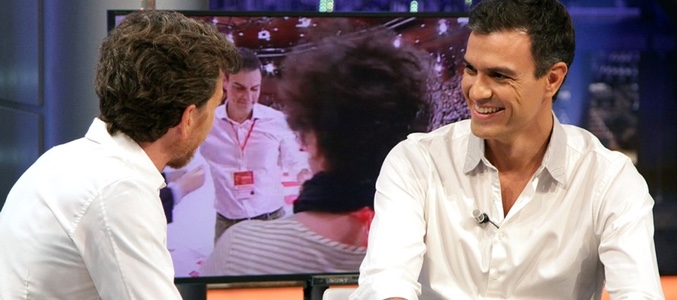 Pedro Sánchez en su visita a 'El hormiguero'
