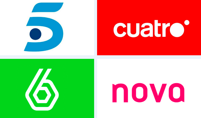 Logotipos de las cadenas sancionadas
