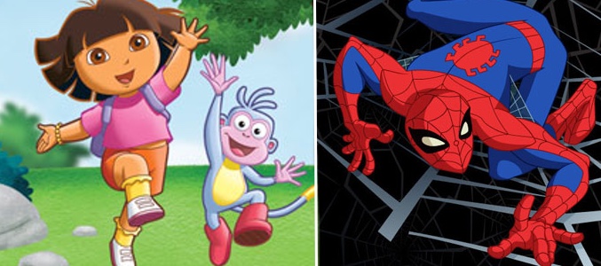 'Dora la exploradora' y 'El espectacular Spiderman', señas de Clan