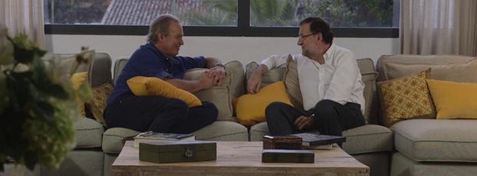 Bertín Osborne charla con el presidente Mariano Rajoy