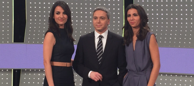 Esther Vaquero, Vicente Vallés y Ana Pastor