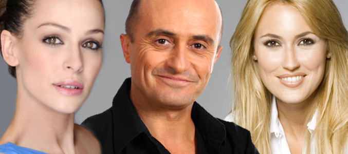 Eva González, Pepe Viyuela y Carolina Cerezuela