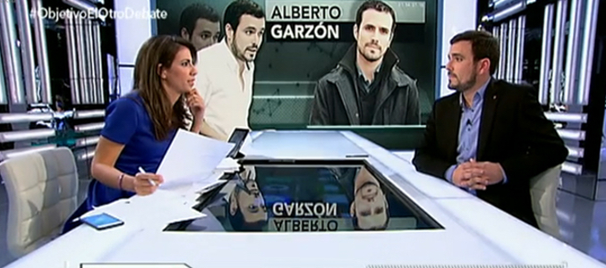 Ana Pastor y Alberto Garzón en 'El objetivo'