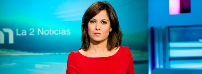 Mara Torres, presentadora de 'La 2 noticias'
