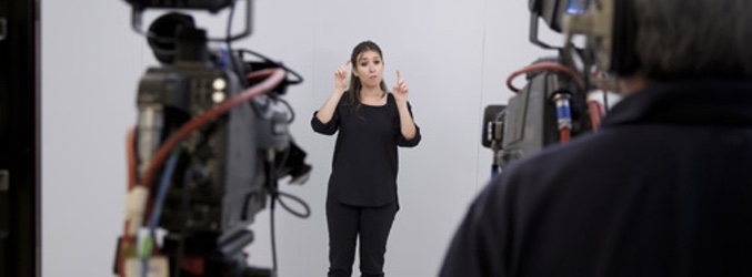 Debate accesible: lengua de signos