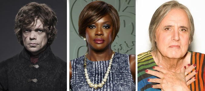 Peter Dinklage, Viola Davis y Jeffrey Tambor