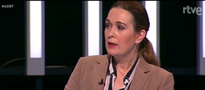 Marta Rivero, representante de Ciudadanos en el debate