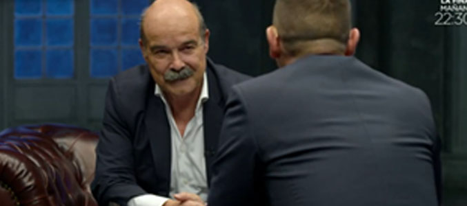 Antonio Resines y Risto Mejide