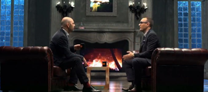 Daniel Estulin y Risto Mejide