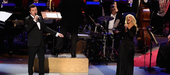 Christina Aguilera ya cantó con MacFarlene unas semanas antes de este fallido evento