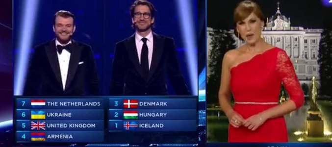 Carolina Casado fue la encargada de dar las votaciones de España hace dos años