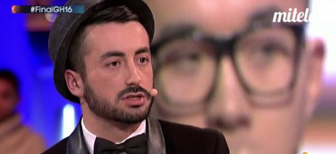 Aritz durante la entrevista