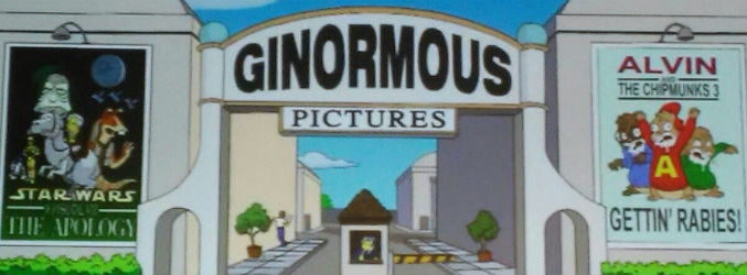 Cartel de "Star Wars: Episodio VII" en 'Los Simpson'