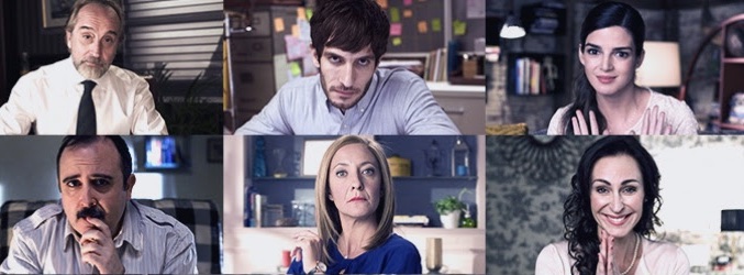 Los actores de 'Web Therapy'