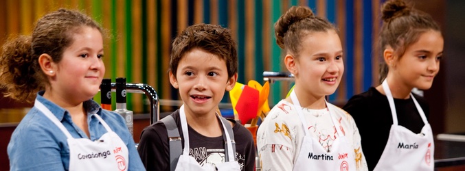 Covadonga, Lukas, María y Martina, finalistas de 'MasterChef Junior 3'