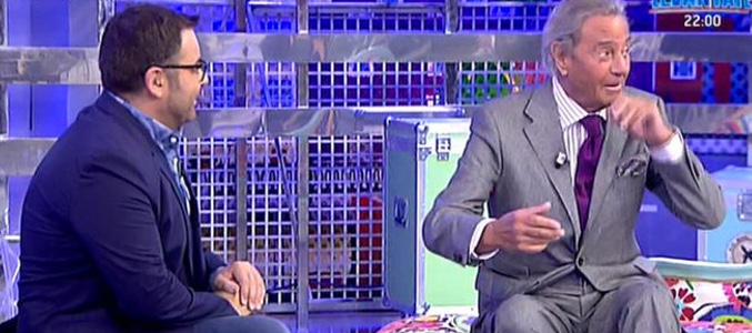 Arturo Fernández en su visita a 'Sálvame deluxe'